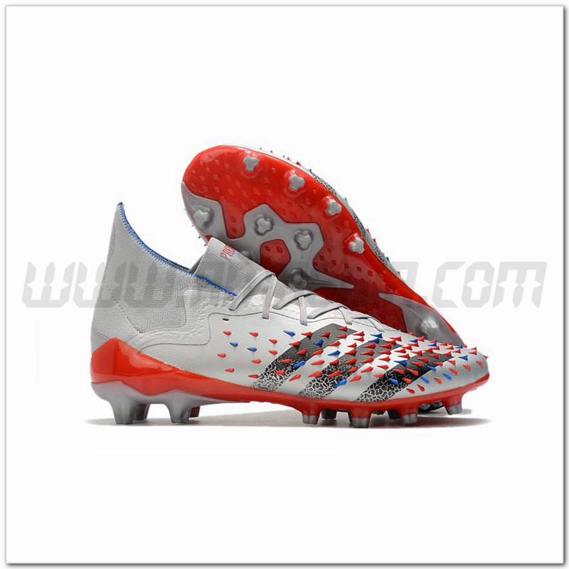Adidas Scarpe da Calcio Predator Freak.1 Ag Grigio