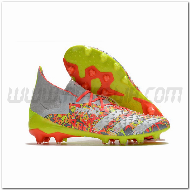 Adidas Scarpe da Calcio Predator Freak.1 Ag Arancia/Giallo