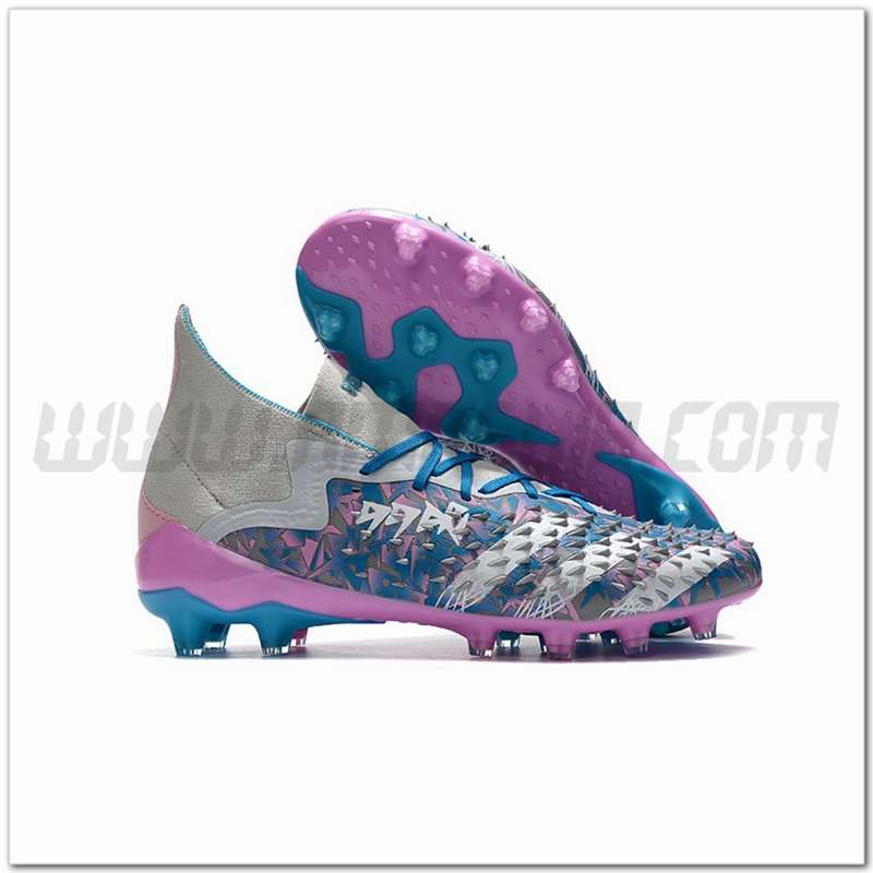 Adidas Scarpe da Calcio Predator Freak.1 Ag Viola/Blu