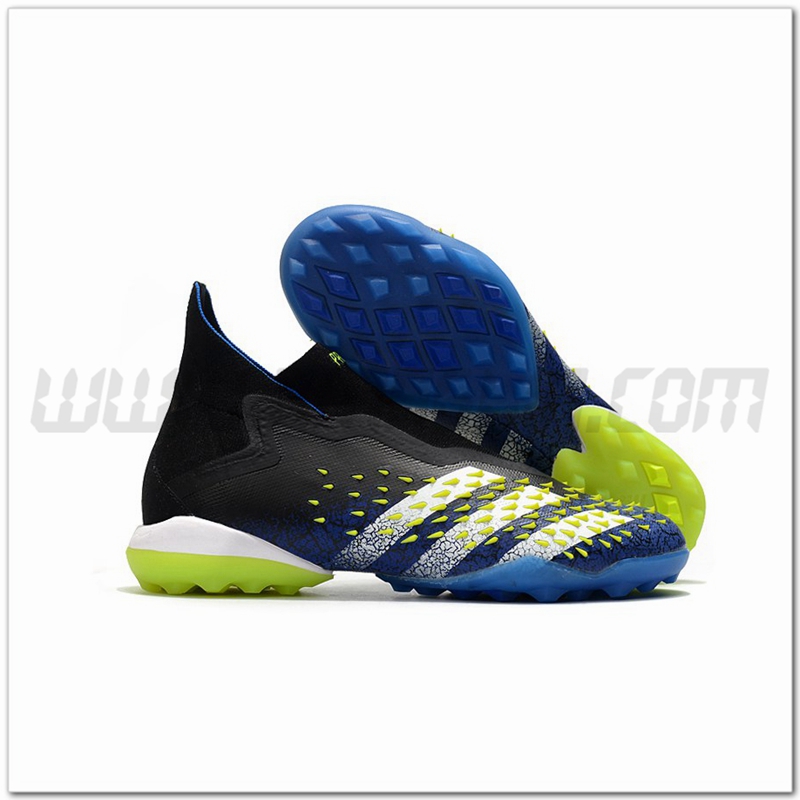 Adidas Scarpe da Calcio Predator Freak + TF Blu/Nero
