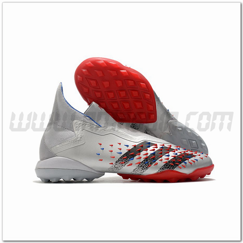 Adidas Scarpe da Calcio Predator Freak + TF Grigio