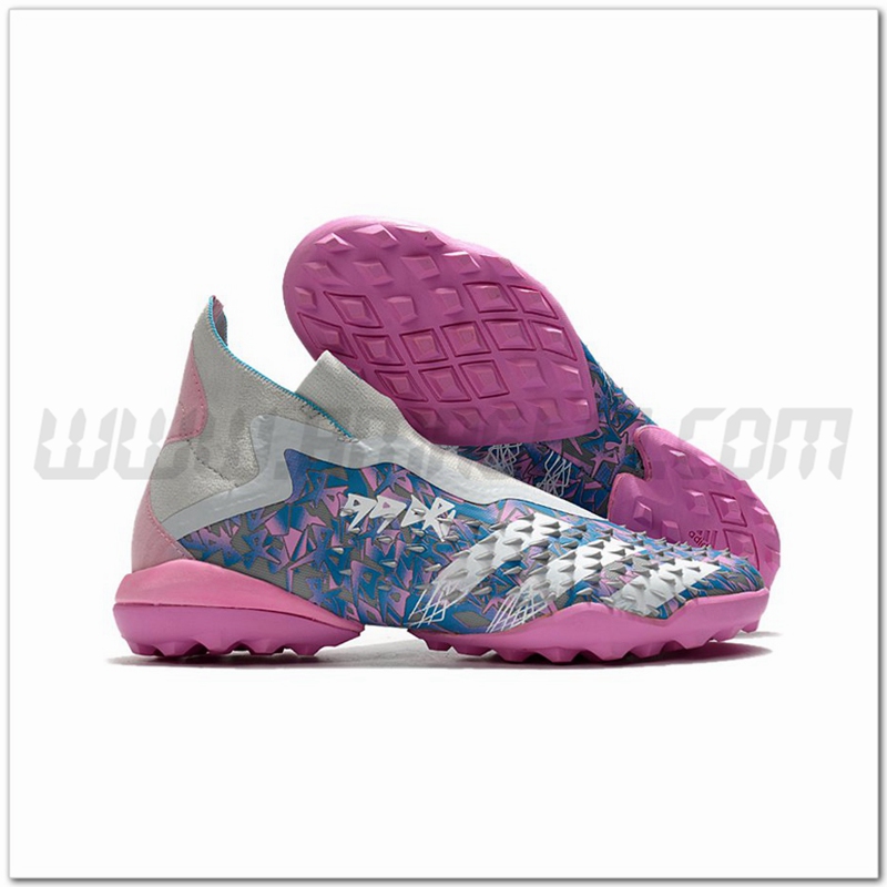 Adidas Scarpe da Calcio Predator Freak + TF Viola/Blu