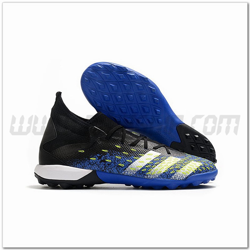 Adidas Scarpe da Calcio Predator Freak .3 TF Nero/Blu