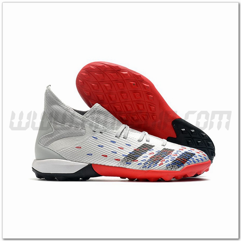 Adidas Scarpe da Calcio Predator Freak .3 TF Bianco