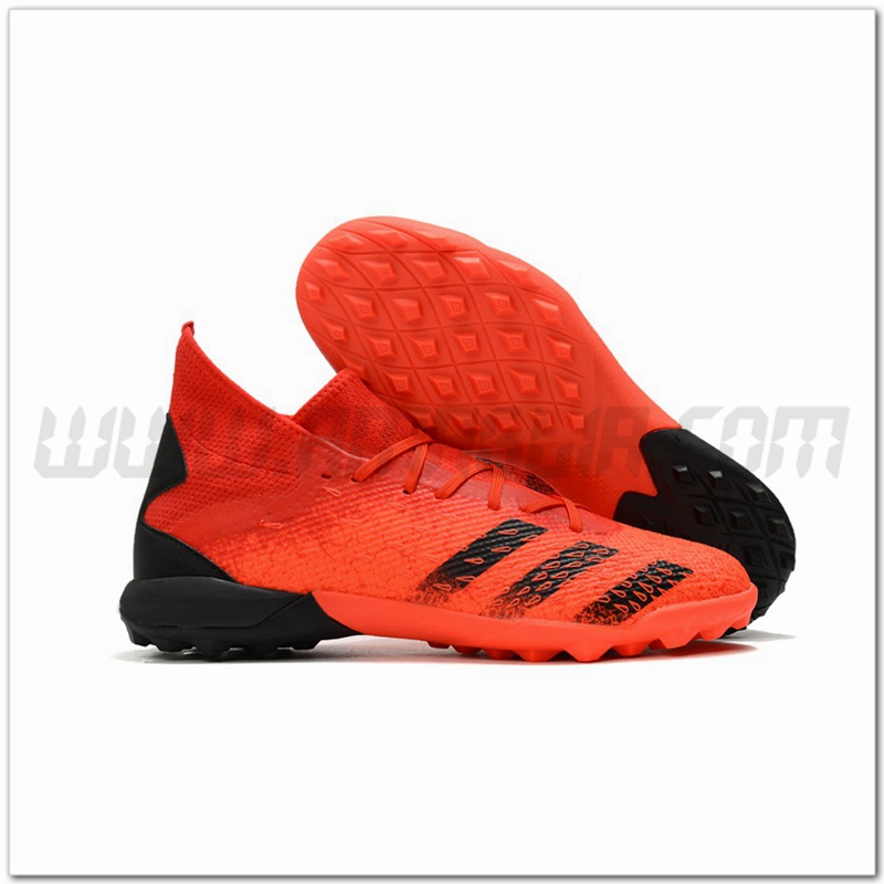 Adidas Scarpe da Calcio Predator Freak .3 TF Rosso
