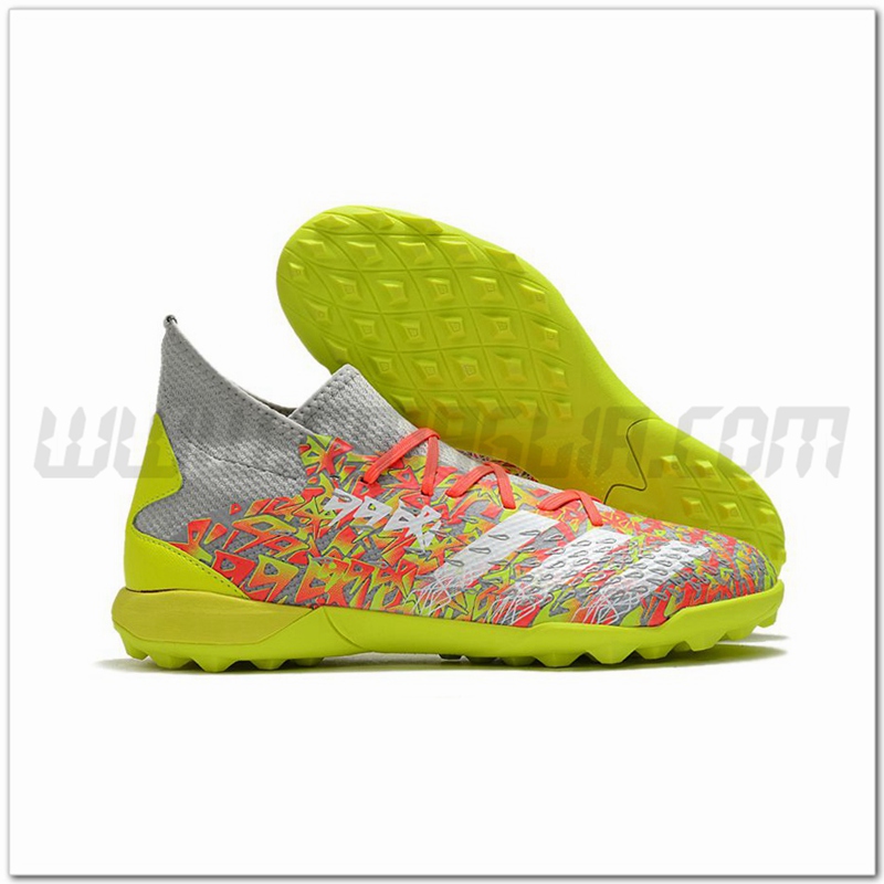 Adidas Scarpe da Calcio Predator Freak .3 TF Arancia/Giallo