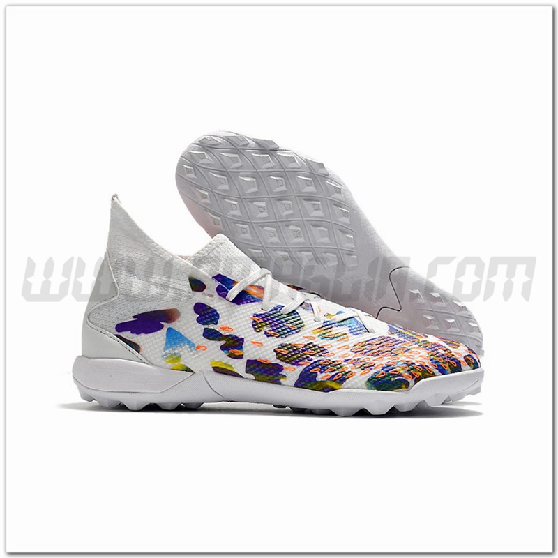 Adidas Scarpe da Calcio Predator Freak .3 TF Bianco