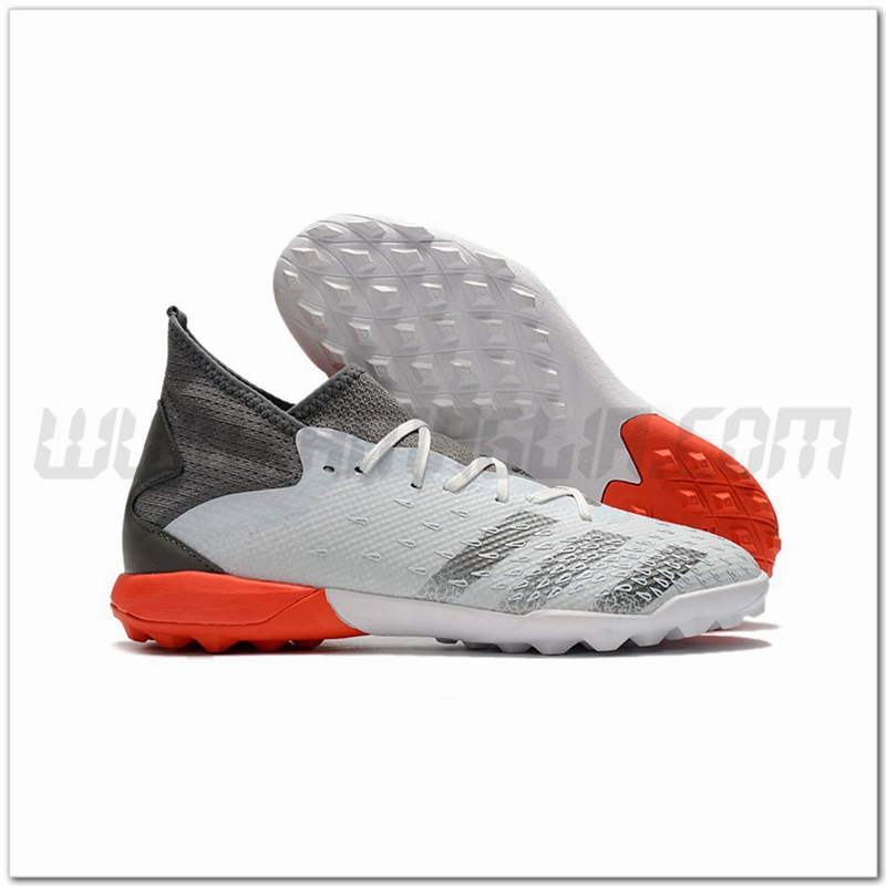 Adidas Scarpe da Calcio Predator Freak .3 TF Grigio