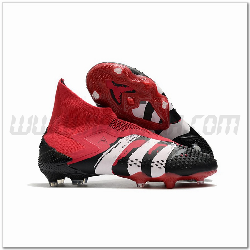 Adidas Scarpe da Calcio Predator Mutator 20+ FG Rosso/Nero
