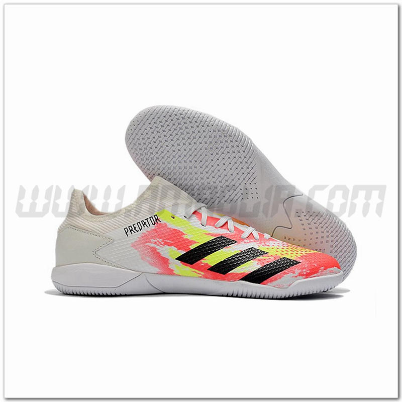 Adidas Scarpe da Calcio Predator 20.3 L IC Bianco/Rosa