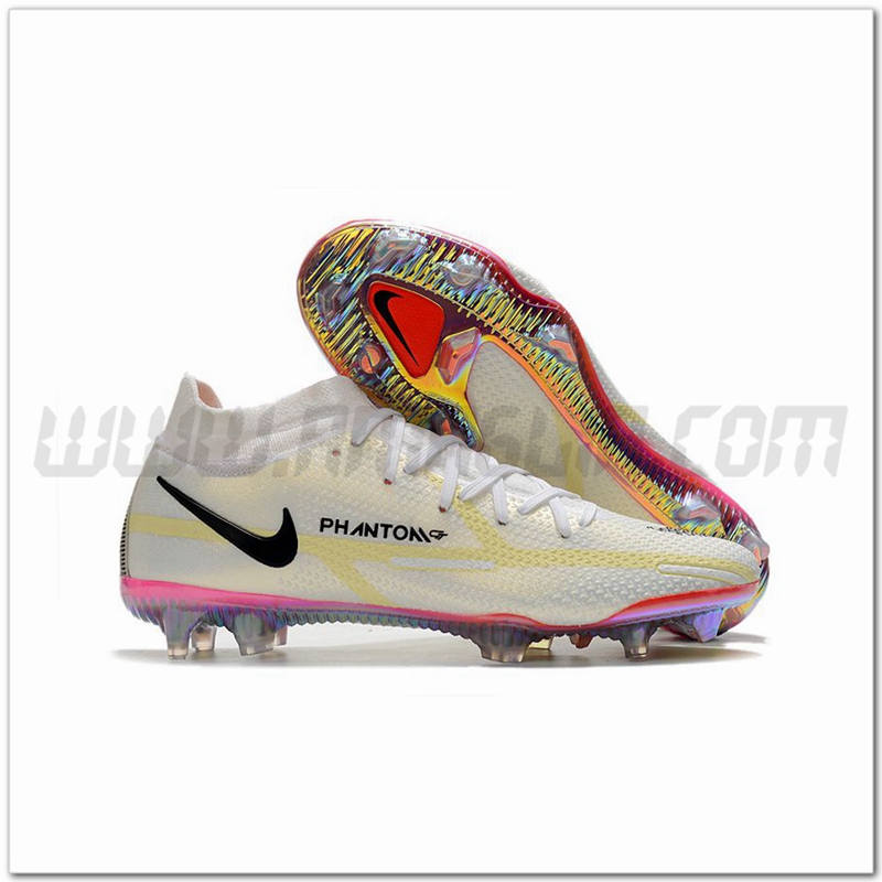 Nike Scarpe da Calcio Phantom GT2 Elite DF FG Bianco