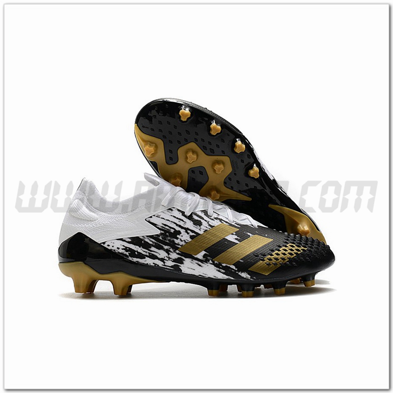 Adidas Scarpe da Calcio Predator Mutator 20.1 Low AG Bianco/Nero