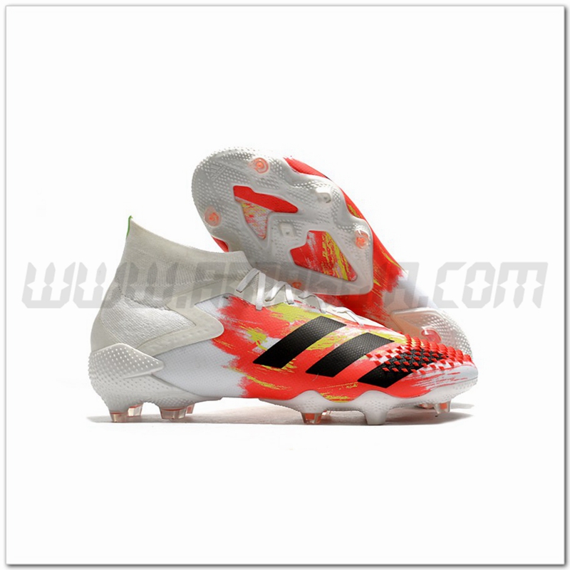 Adidas Scarpe da Calcio Predator Mutator 20.1 FG Bianco/Arancia