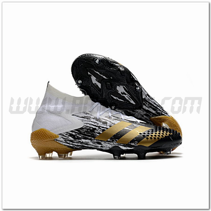 Adidas Scarpe da Calcio Predator Mutator 20.1 FG Bianco/Nero