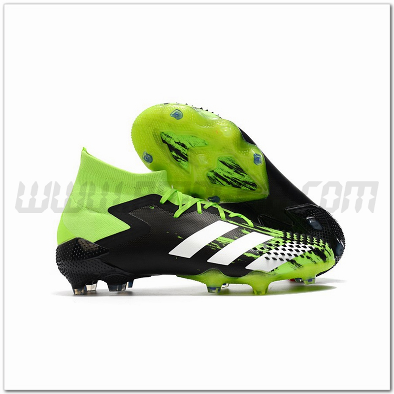 Adidas Scarpe da Calcio Predator Mutator 20.1 FG Nero/Verde