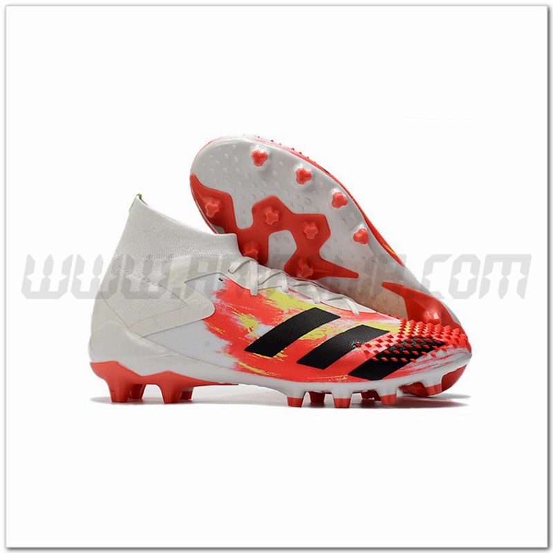 Adidas Scarpe da Calcio Predator Mutator 20.1 AG Bianco/Arancia