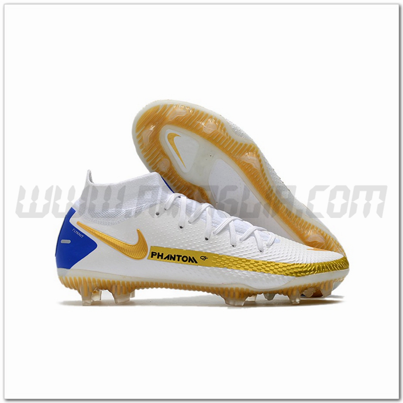 Nike Scarpe da Calcio Phantom GT Elite Dynamic Fit FG Bianco