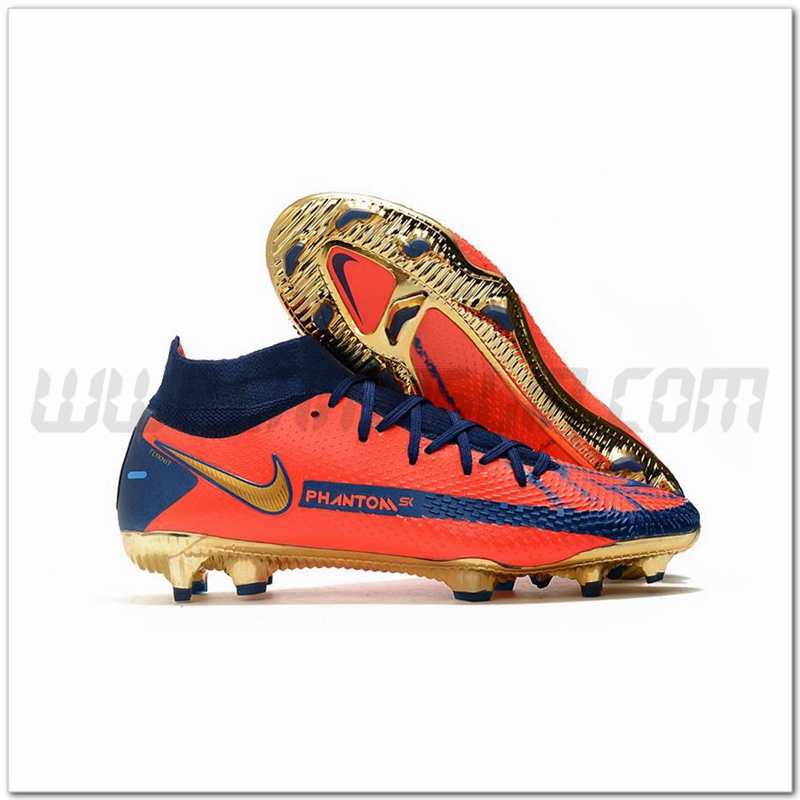 Nike Scarpe da Calcio Phantom GT Elite Dynamic Fit FG Arancia/Blu