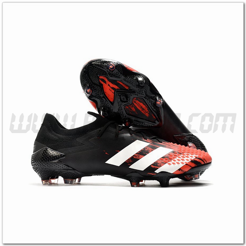 Adidas Scarpe da Calcio Predator Mutator 20.1 Low FG Nero