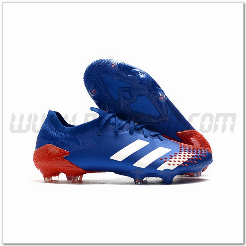 Adidas Scarpe da Calcio Predator Mutator 20.1 Low FG Blu