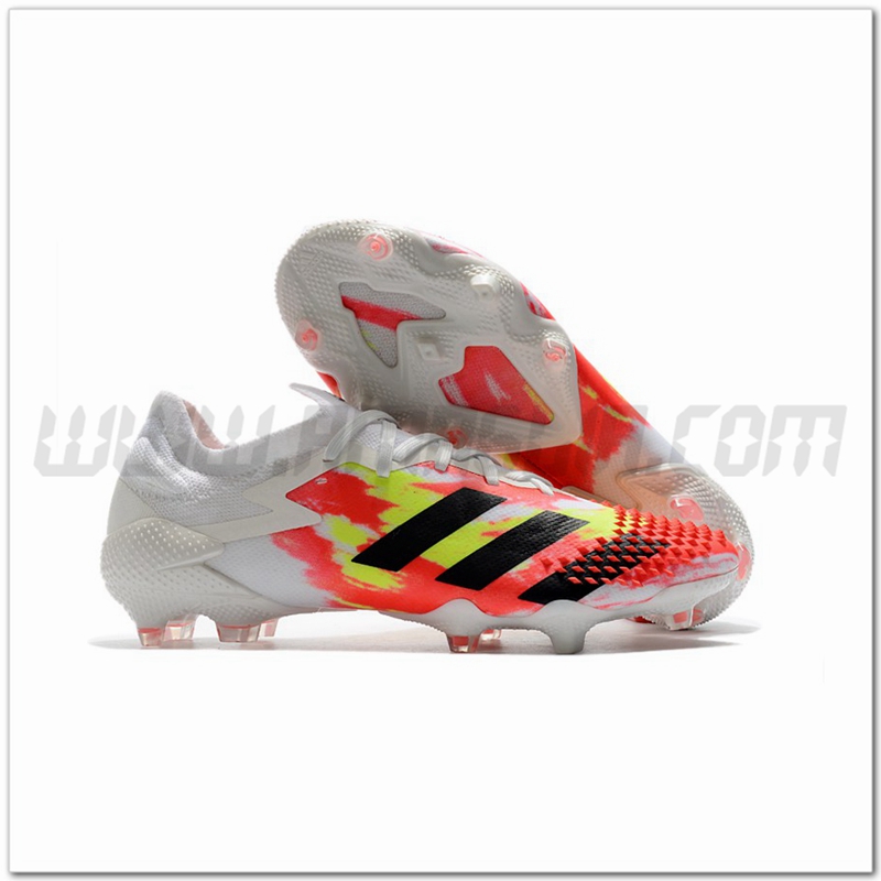 Adidas Scarpe da Calcio Predator Mutator 20.1 Low FG Bianco