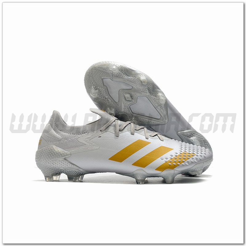 Adidas Scarpe da Calcio Predator Mutator 20.1 Low FG Grigio