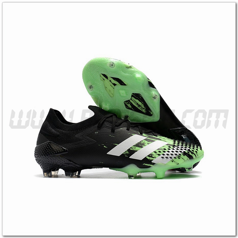 Adidas Scarpe da Calcio Predator Mutator 20.1 Low FG Nero/Verde