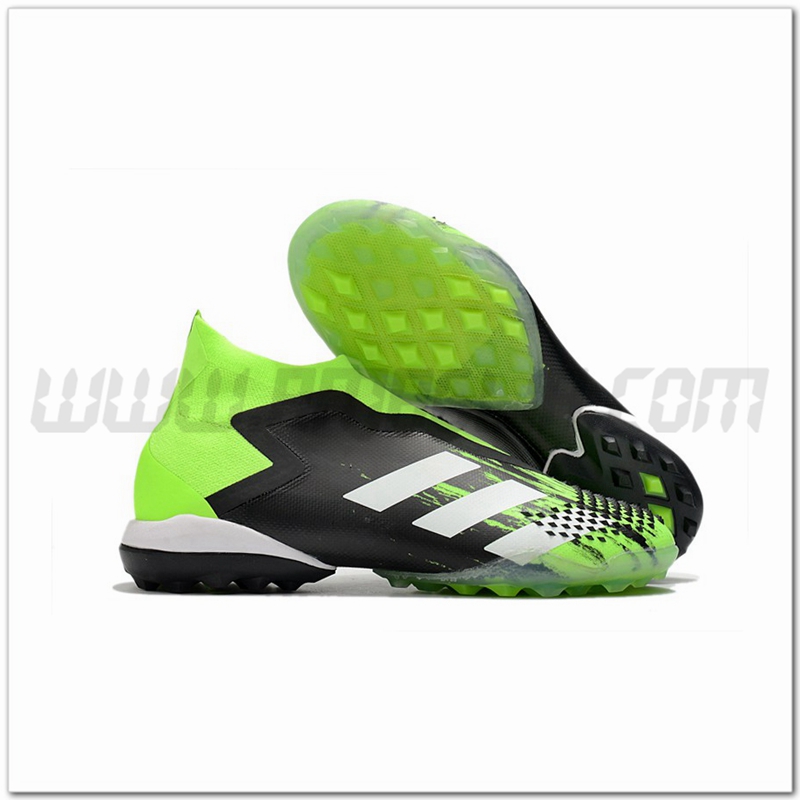 Adidas Scarpe da Calcio Preator Mutator 20+ TF Verde/Nero