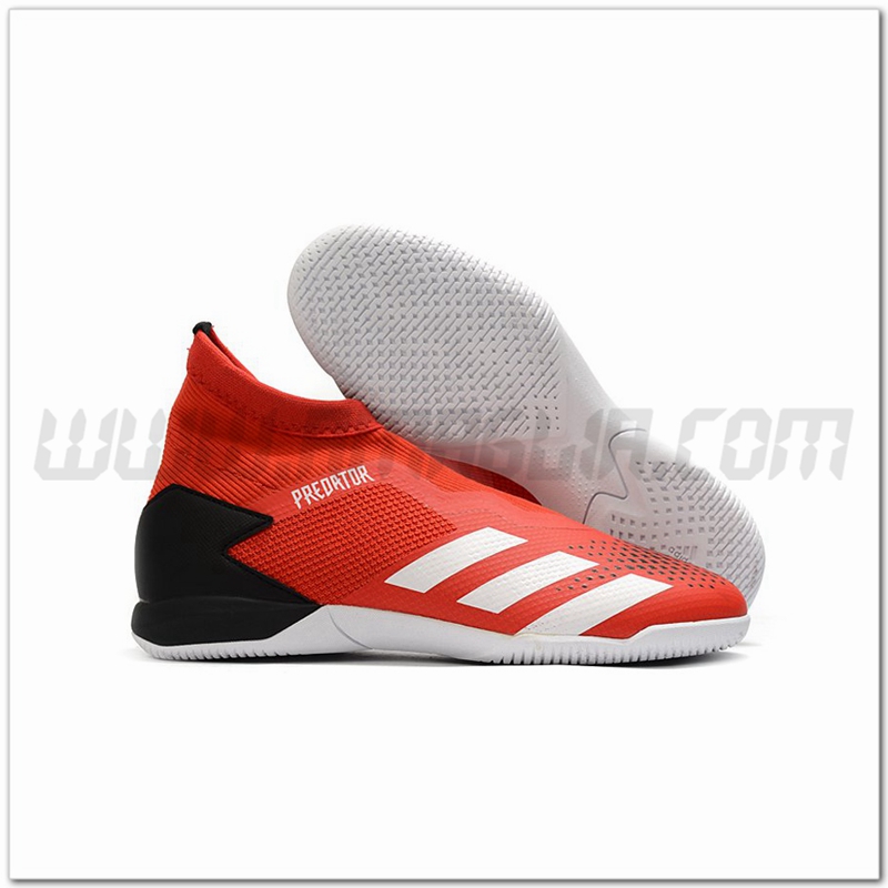 Adidas Scarpe da Calcio PREDATOR 20.3 Laceless IN Rosso