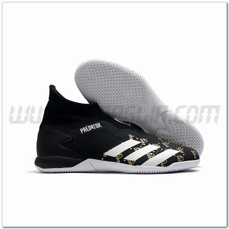 Adidas Scarpe da Calcio PREDATOR 20.3 Laceless IN Nero