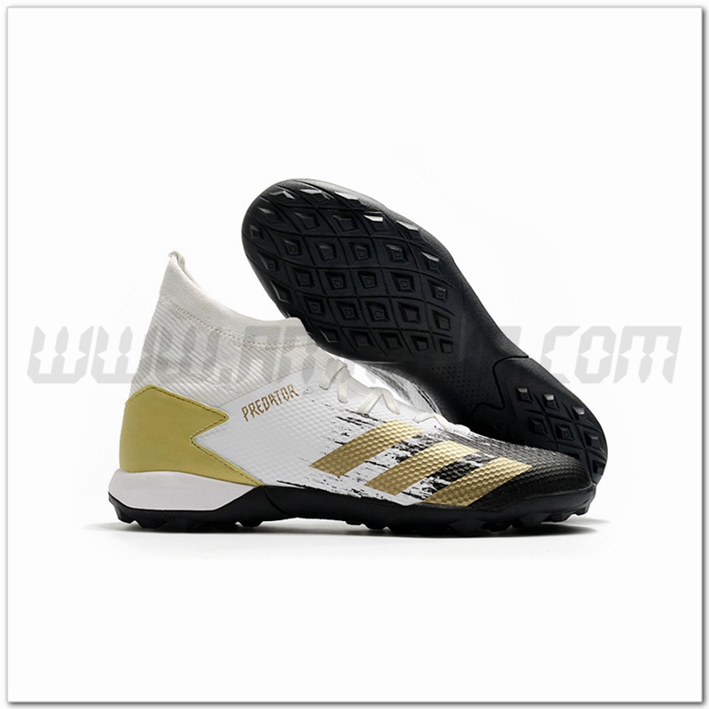 Adidas Scarpe da Calcio PREDATOR 20.3 TF Bianco/Nero