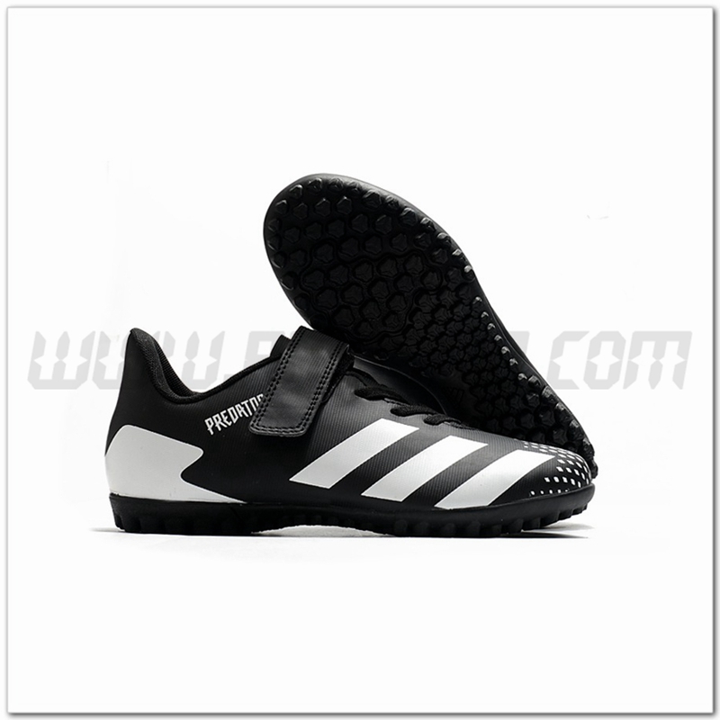 Adidas Scarpe da Calcio Predator 20.4 TF Nero/Bianco