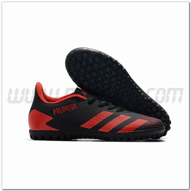 Adidas Scarpe da Calcio Predator 20.4 TF Sale Nero/Rosso