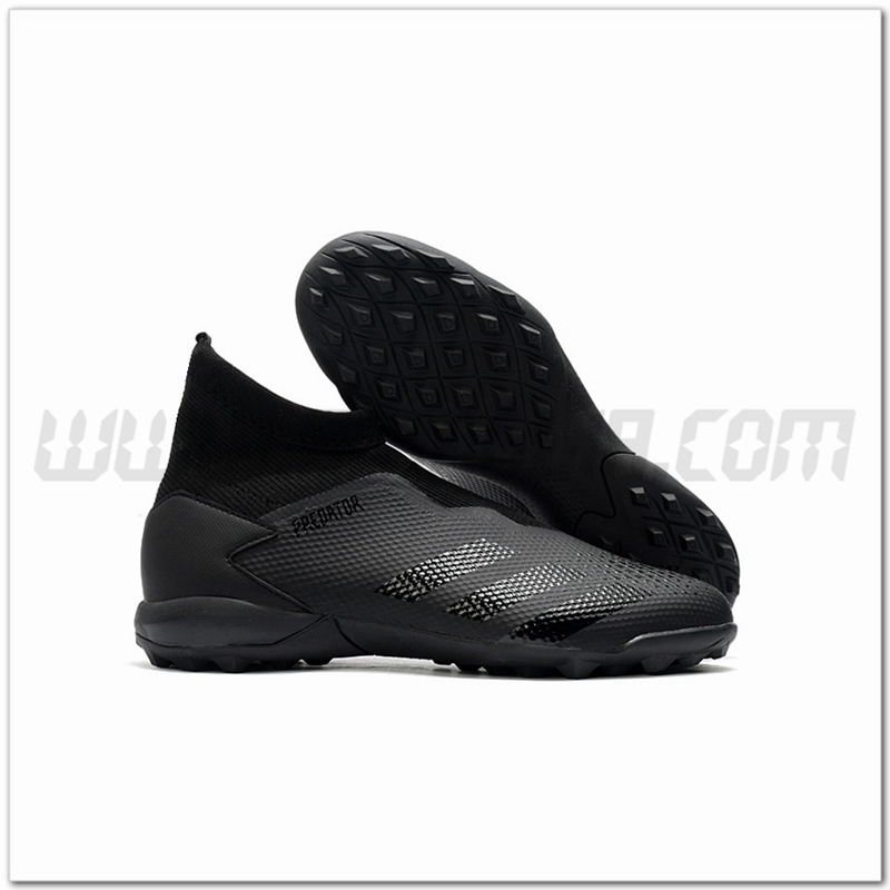 Adidas Scarpe da Calcio Predator 20.3 Laceless TF Nero