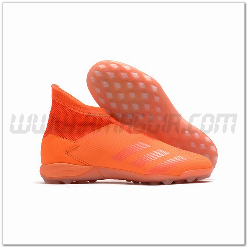 Adidas Scarpe da Calcio Predator 20.3 Laceless TF Arancia