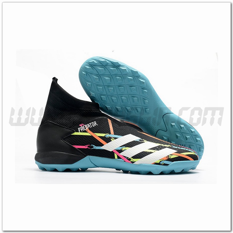 Adidas Scarpe da Calcio Predator 20.3 Laceless TF Nero