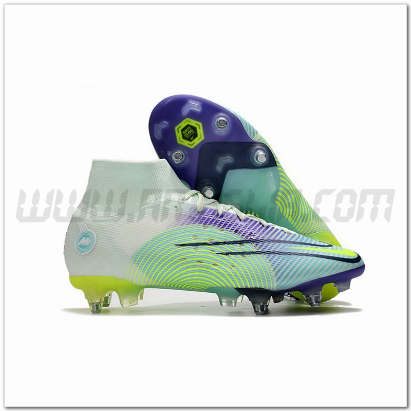 Nike Scarpe da Calcio Mercurial Dream Speed Superfly 8 Elite SG Viola/Verde