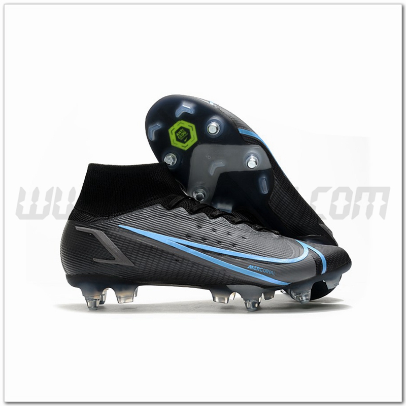 Nike Scarpe da Calcio Mercurial Superfly VIII Elite SG PRO Anti Clog Nero