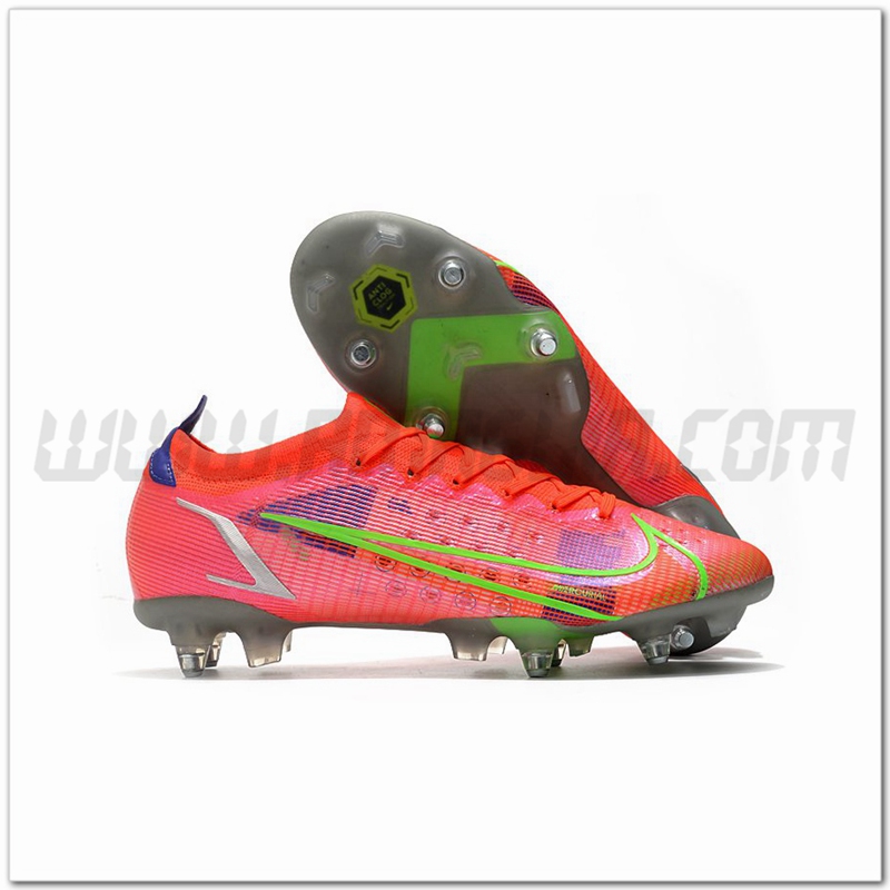 Nike Scarpe da Calcio Mercurial Vapor XIV Elite SG PRO Anti Clog Rosa