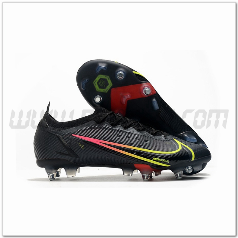 Nike Scarpe da Calcio Mercurial Vapor XIV Elite SG PRO Anti Clog Nero