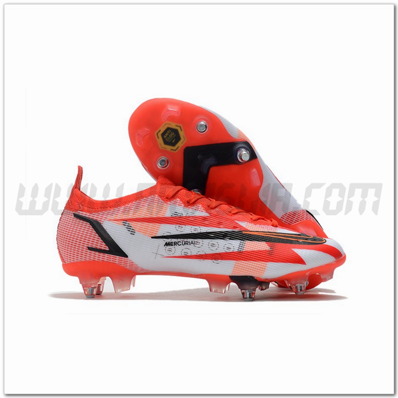 Nike Scarpe da Calcio Mercurial Vapor XIV Elite SG PRO Anti Clog Rosso