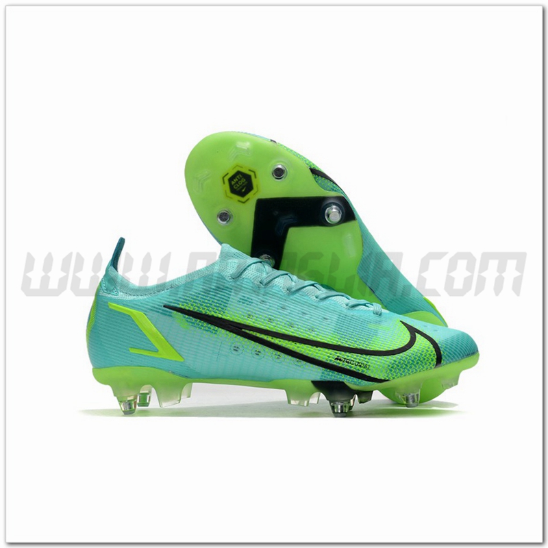 Nike Scarpe da Calcio Mercurial Vapor XIV Elite SG PRO Anti Clog Verde