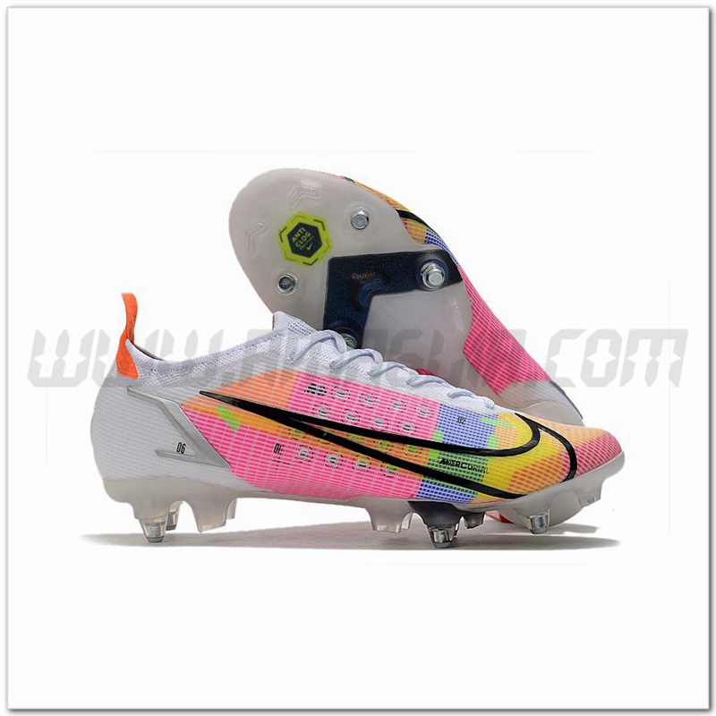 Nike Scarpe da Calcio Mercurial Vapor XIV Elite SG PRO Anti Clog Bianco