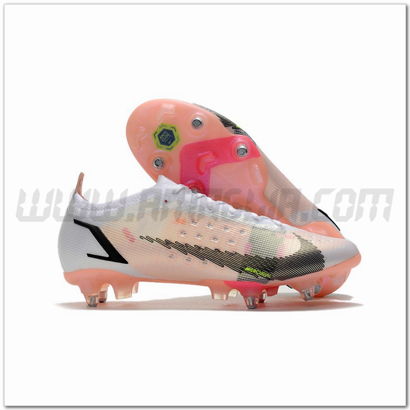 Nike Scarpe da Calcio Mercurial Vapor XIV Elite SG PRO Anti Clog Rosa