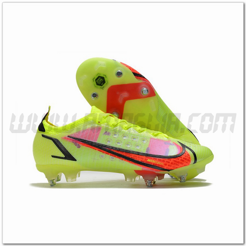 Nike Scarpe da Calcio Mercurial Vapor XIV Elite SG PRO Anti Clog Giallo