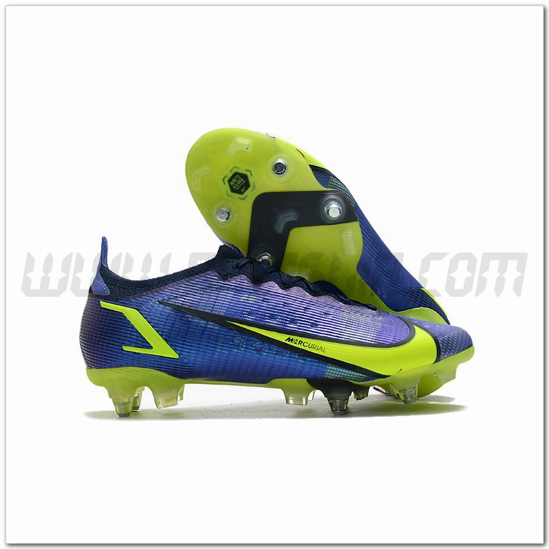 Nike Scarpe da Calcio Mercurial Vapor XIV Elite SG PRO Anti Clog Viola