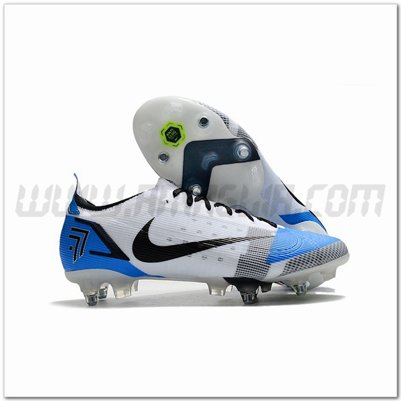 Nike Scarpe da Calcio Mercurial Vapor XIV Elite SG PRO Anti Clog Bianco