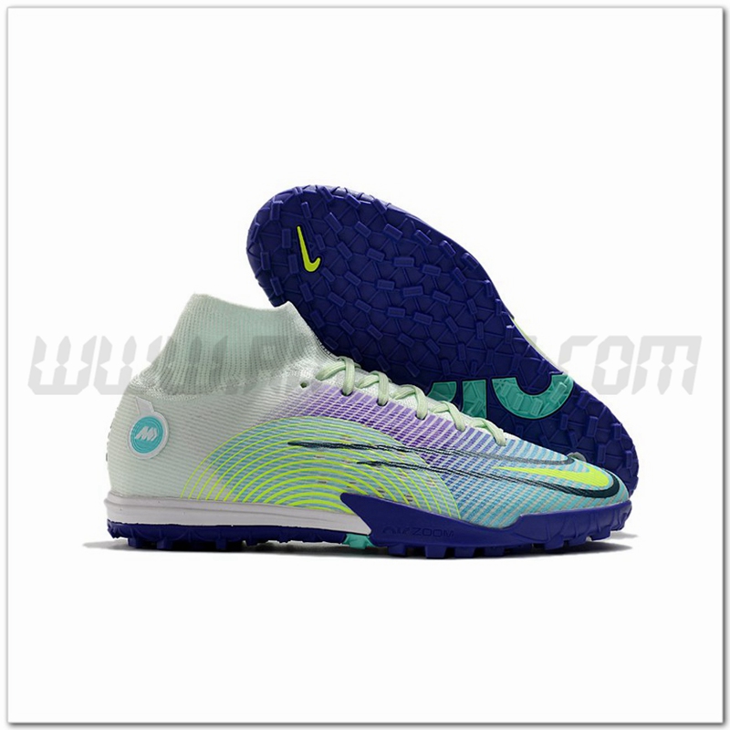 Nike Scarpe da Calcio Mercurial Superfly 9 Elite TF Viola/Bianco
