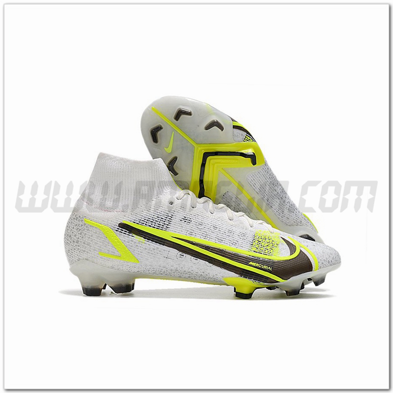 Nike Scarpe da Calcio Superfly 8 Elite FG Bianco