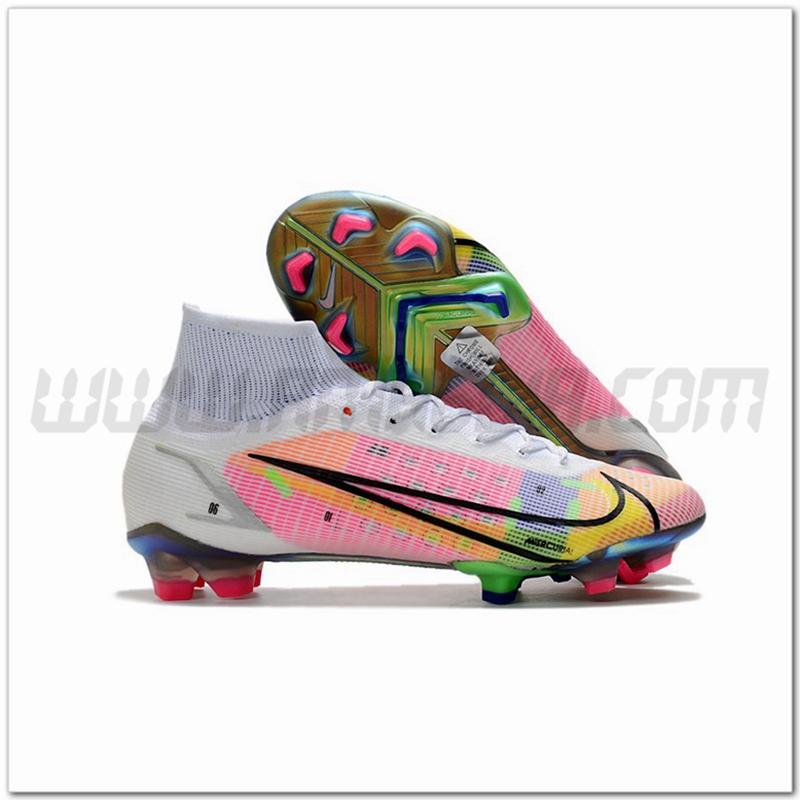 Nike Scarpe da Calcio Superfly 8 Elite FG Bianco/Rosa